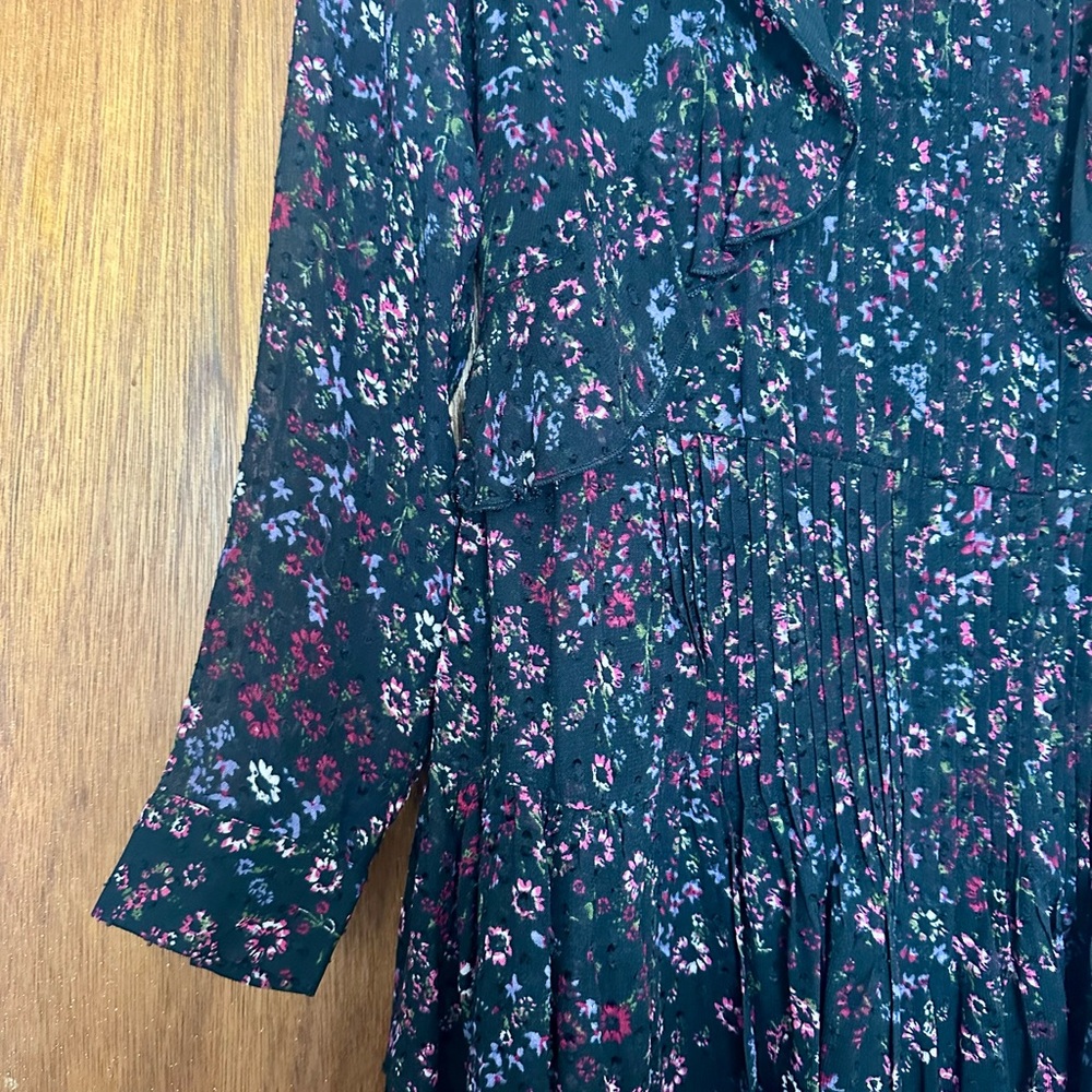 Reiss Carey Ruffle Floral Dress - Picture 5 of 9